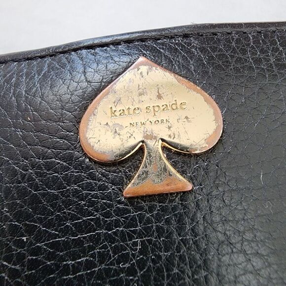 Kate Spade Large Bifold Black Slim Wallet - Picture 9 of 9